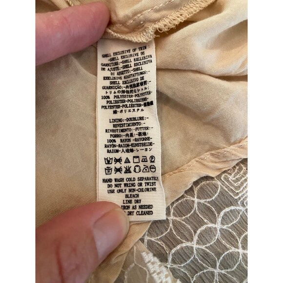 Free People Ivory Sleeveless Mini Dress - Picture 13 of 13